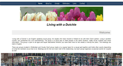 Desktop Screenshot of livingwithadutchie.nl